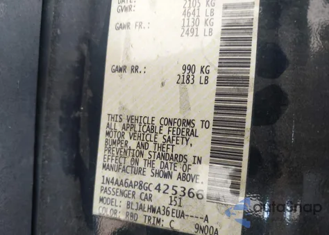 2016 Nissan Maxima 3.5 Platinum from USA, damaged, VIN 1N4AA6AP8GC425366